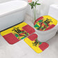 Custom Guyana Football Pride Bathroom Set Golden Jaguars Go Champion - Yellow