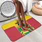 Custom Guyana Football Pride Bathroom Set Golden Jaguars Go Champion - Yellow