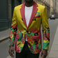 Custom Guyana Football Pride Blazer Golden Jaguars Go Champion - Yellow
