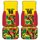 Custom Guyana Football Pride Car Mats Golden Jaguars Go Champion - Yellow - African Pride