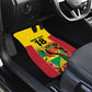 Custom Guyana Football Pride Car Mats Golden Jaguars Go Champion - Yellow - African Pride