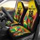 Custom Guyana Football Pride Car Seat Cover Golden Jaguars Go Champion - Yellow - African Pride