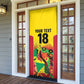 Custom Guyana Football Pride Door Cover Golden Jaguars Go Champion - Yellow