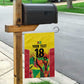 Custom Guyana Football Pride Garden Flag Golden Jaguars Go Champion - Yellow - African Pride