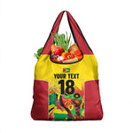 Custom Guyana Football Pride Grocery Bag Golden Jaguars Go Champion - Yellow - African Pride
