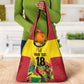 Custom Guyana Football Pride Grocery Bag Golden Jaguars Go Champion - Yellow - African Pride
