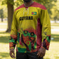 Custom Guyana Football Pride Hockey Jersey Golden Jaguars Go Champion - Yellow