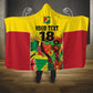 Custom Guyana Football Pride Hooded Blanket Golden Jaguars Go Champion - Yellow - African Pride