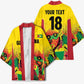 Custom Guyana Football Pride Kimono Golden Jaguars Go Champion - Yellow