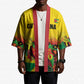 Custom Guyana Football Pride Kimono Golden Jaguars Go Champion - Yellow