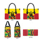 Custom Guyana Football Pride Leather Bag Golden Jaguars Go Champion - Yellow