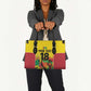 Custom Guyana Football Pride Leather Bag Golden Jaguars Go Champion - Yellow