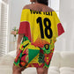 Custom Guyana Football Pride Off Shoulder Short Dress Golden Jaguars Go Champion - Yellow - African Pride