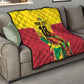Custom Guyana Football Pride Quilt Golden Jaguars Go Champion - Yellow - African Pride