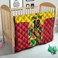 Custom Guyana Football Pride Quilt Golden Jaguars Go Champion - Yellow - African Pride