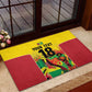 Custom Guyana Football Pride Rubber Doormat Golden Jaguars Go Champion - Yellow - African Pride