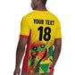 Custom Guyana Football Pride Rugby Jersey Golden Jaguars Go Champion - Yellow - African Pride