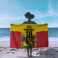 Custom Guyana Football Pride Sarong Golden Jaguars Go Champion - Yellow - African Pride