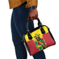 Custom Guyana Football Pride Shoulder Handbag Golden Jaguars Go Champion - Yellow - African Pride