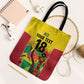 Custom Guyana Football Pride Tote Bag Golden Jaguars Go Champion - Yellow