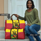 Custom Guyana Football Pride Travel Bag Golden Jaguars Go Champion - Yellow