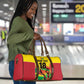 Custom Guyana Football Pride Travel Bag Golden Jaguars Go Champion - Yellow