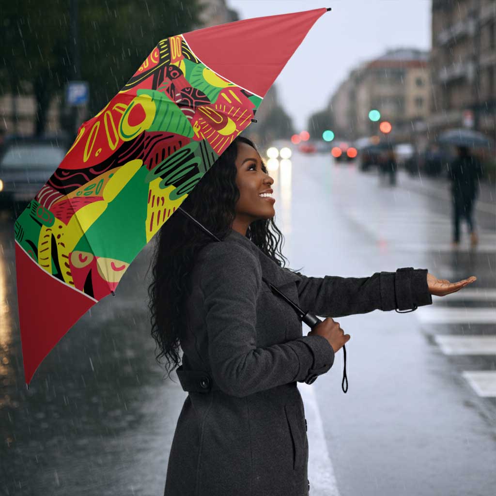Custom Guyana Football Pride Umbrella Golden Jaguars Go Champion - Yellow