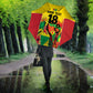 Custom Guyana Football Pride Umbrella Golden Jaguars Go Champion - Yellow