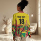 Custom Guyana Football Pride Women Casual Shirt Golden Jaguars Go Champion - Yellow - African Pride
