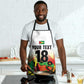 Custom Guyana Football Pride Apron Golden Jaguars Go Champion - White