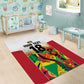 Custom Guyana Football Pride Area Rug Golden Jaguars Go Champion - White - African Pride
