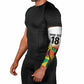 Custom Guyana Football Pride Arm Sleeves Golden Jaguars Go Champion - White