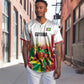 Custom Guyana Football Pride Baseball Jersey Golden Jaguars Go Champion - White - African Pride