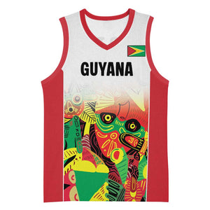 Custom Guyana Football Pride Basketball Jersey Golden Jaguars Go Champion - White - African Pride