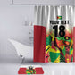 Custom Guyana Football Pride Bathroom Set Golden Jaguars Go Champion - White
