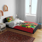 Custom Guyana Football Pride Bedding Set Golden Jaguars Go Champion - White - African Pride