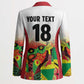 Custom Guyana Football Pride Blazer Golden Jaguars Go Champion - White