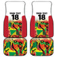 Custom Guyana Football Pride Car Mats Golden Jaguars Go Champion - White - African Pride