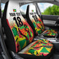 Custom Guyana Football Pride Car Seat Cover Golden Jaguars Go Champion - White - African Pride