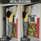Custom Guyana Football Pride Door Cover Golden Jaguars Go Champion - White