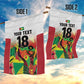 Custom Guyana Football Pride Garden Flag Golden Jaguars Go Champion - White - African Pride