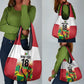 Custom Guyana Football Pride Grocery Bag Golden Jaguars Go Champion - White - African Pride
