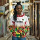 Custom Guyana Football Pride Hoodie Golden Jaguars Go Champion - White - African Pride