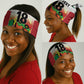 Custom Guyana Football Pride Neck Gaiter Golden Jaguars Go Champion - White - African Pride