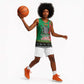 Afro Zambia Christmas Basketball Jersey Coat Of Arms With Kente Pattern - African Pride