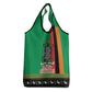 Afro Zambia Christmas Grocery Bag Coat Of Arms With Kente Pattern