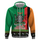 Afro Zambia Christmas Hoodie Coat Of Arms With Kente Pattern