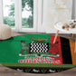 Afro Zambia Christmas Round Carpet Coat Of Arms With Kente Pattern