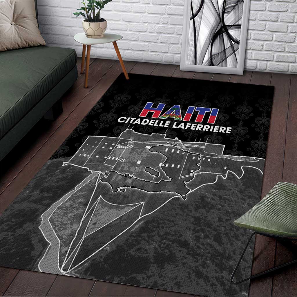 Afro-Haitians Pride Area Rug Citadelle Laferriere Veve Vodou - African Pride