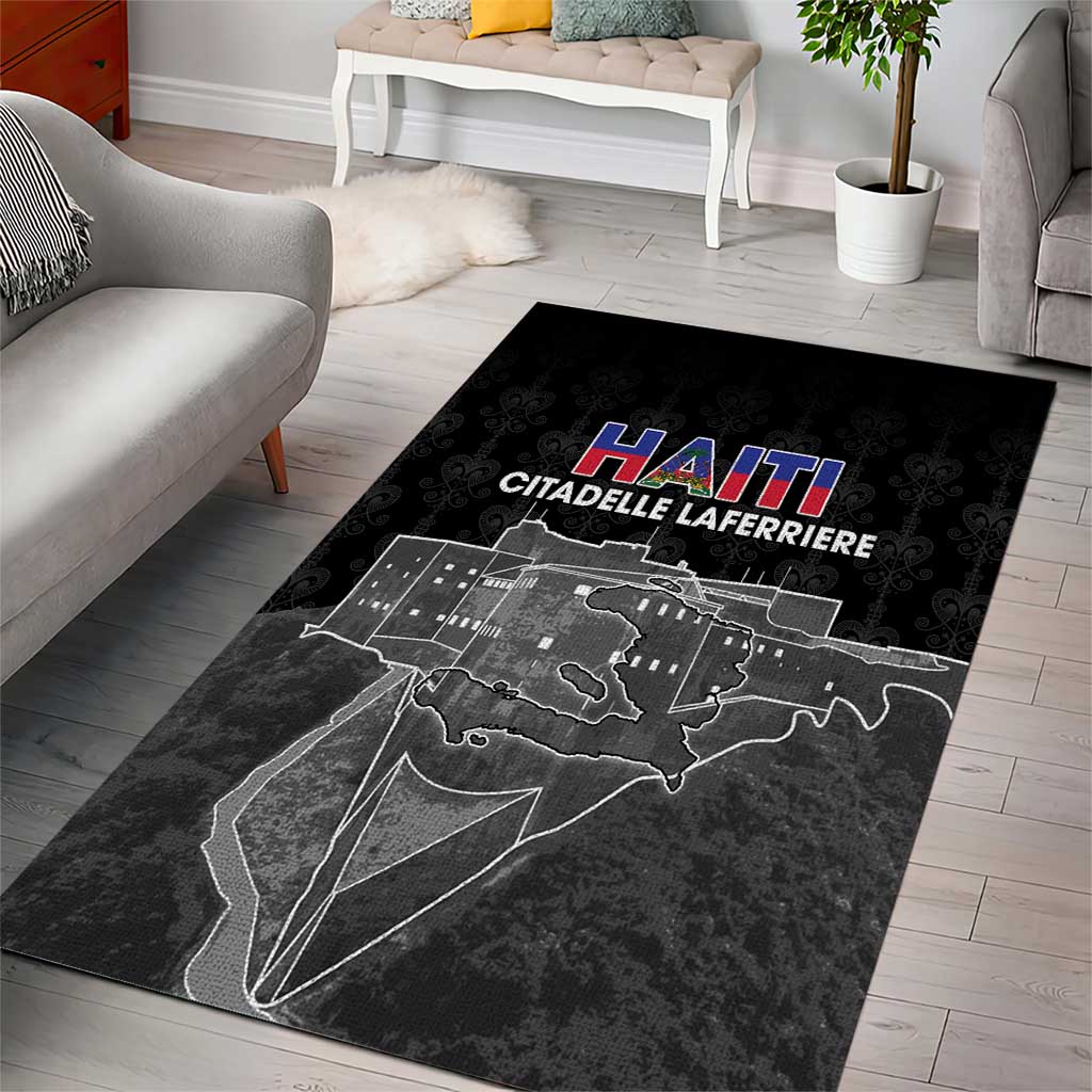 Afro-Haitians Pride Area Rug Citadelle Laferriere Veve Vodou - African Pride